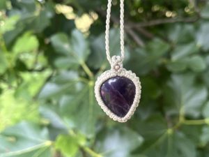 Colgante Macramé Amatista