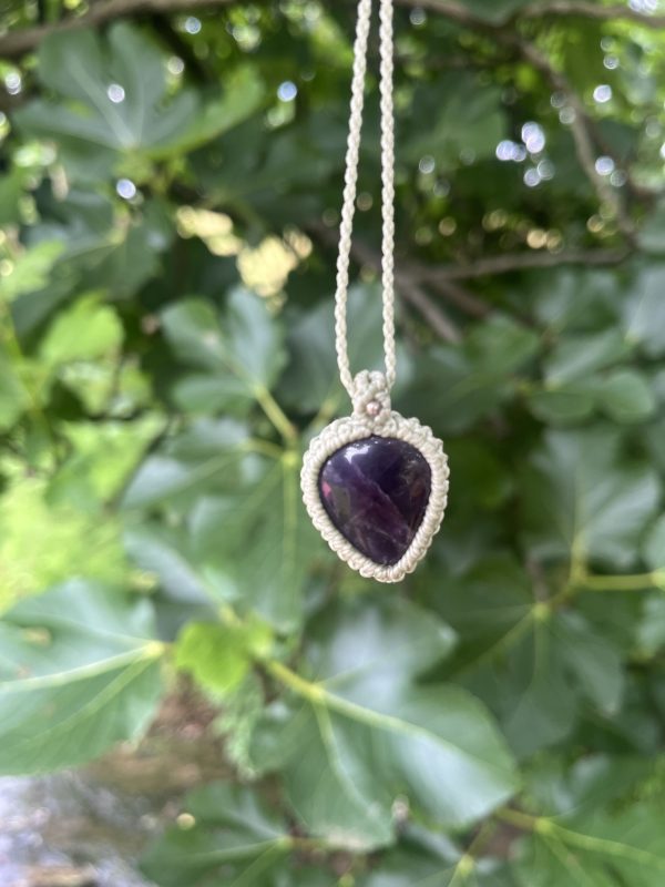 Colgante Macramé Amatista