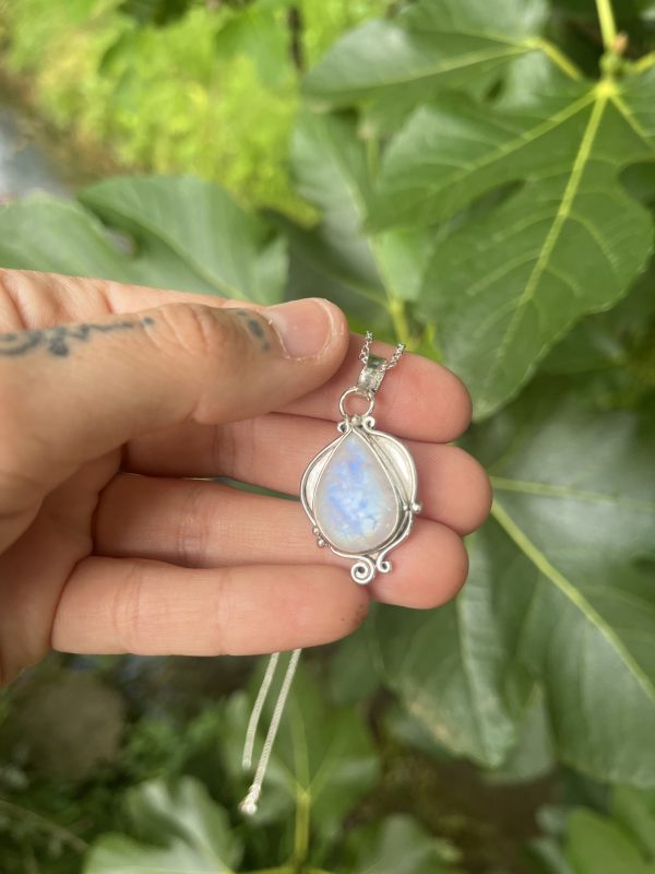 Colgante de Piedra de Luna Boho - Imagen 2