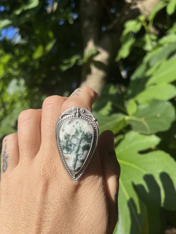 Anillo de Ágata Árbol XL
