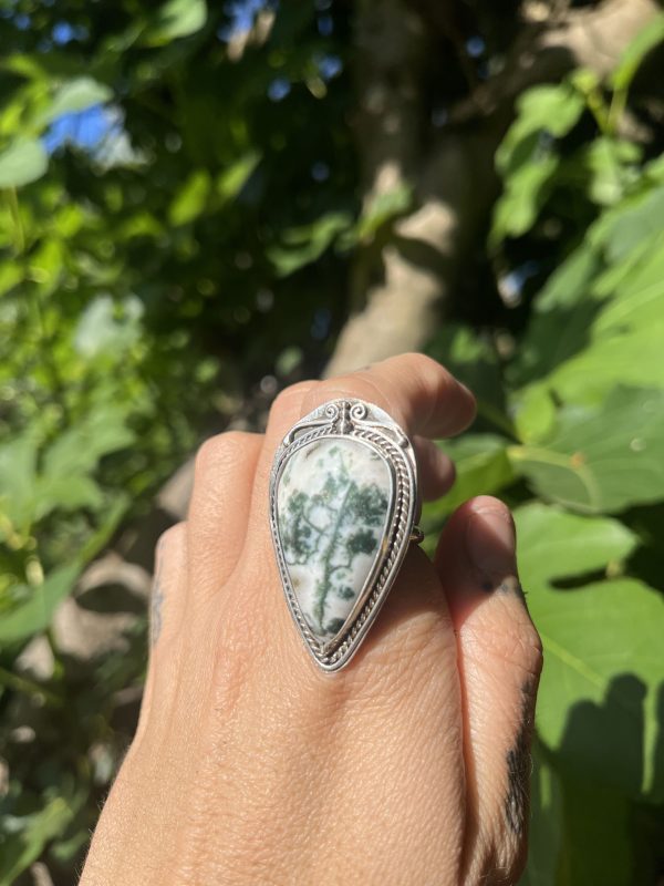 Anillo de Ágata Árbol XL - Imagen 2