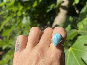 Anillo de Larimar