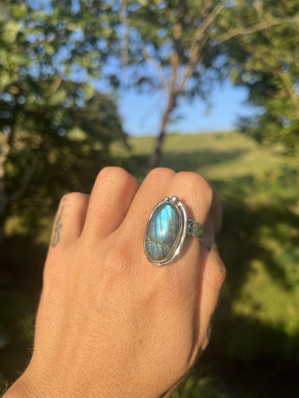 Anillo de Labradorita