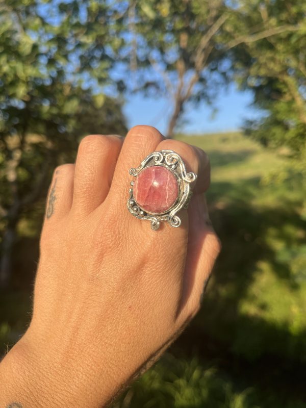 Anillo de Rodocrosita con Espirales - Imagen 2