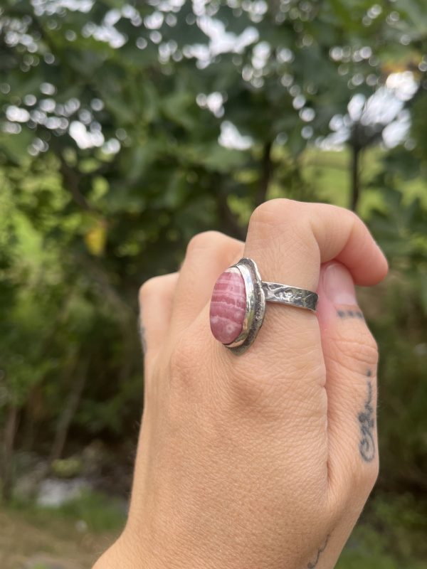 Anillo de Rodocrosita ovalado - Imagen 2