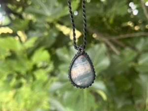 Colgante Macramé Ónix Cielo