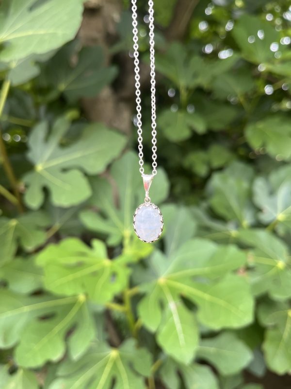 Colgante de Piedra de Luna estilo indú