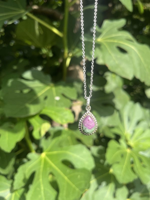 Colgante de Rubí Zoisita boho - Imagen 5