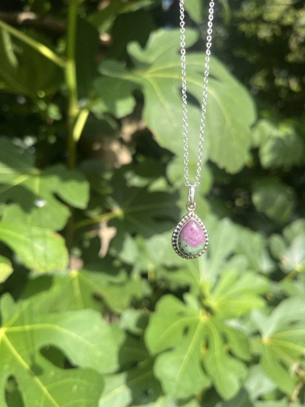 Colgante de Rubí Zoisita boho - Imagen 4