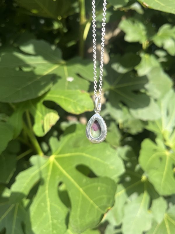 Colgante de Rubí Zoisita boho - Imagen 3
