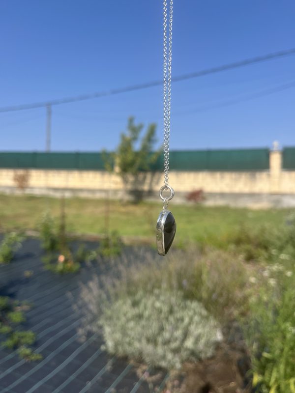 Colgante de Obsidiana Arcoíris rosa - Imagen 3