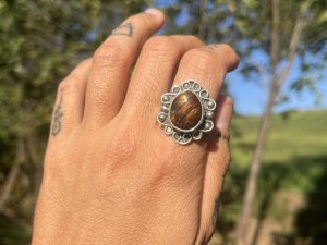 Anillo de Ágata de fuego