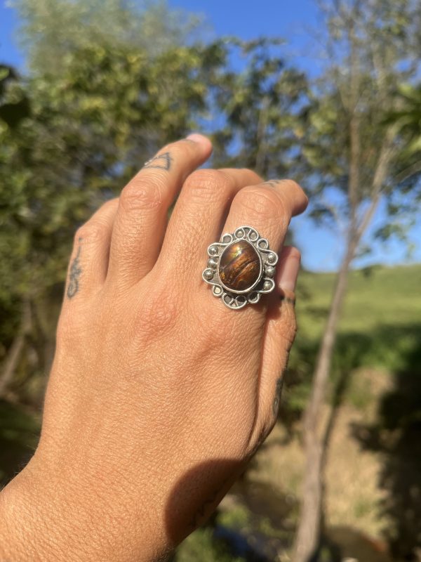 Anillo de Ágata de fuego