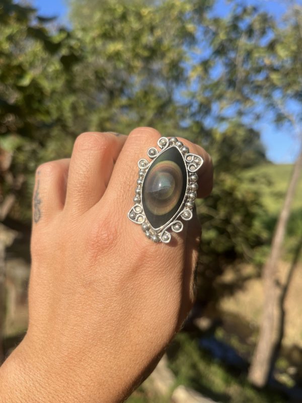 Anillos de Obsidiana Arcoíris - Imagen 7