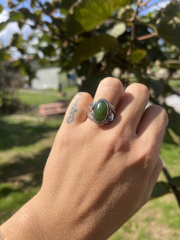 Anillo de Jade de Guatemala ovaladito