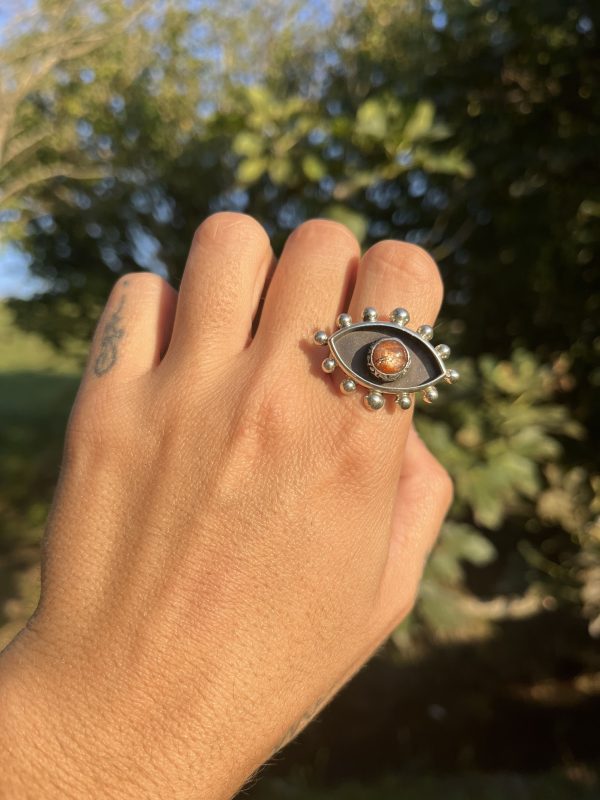 Anillo de Piedra del sol Ojo - Imagen 3