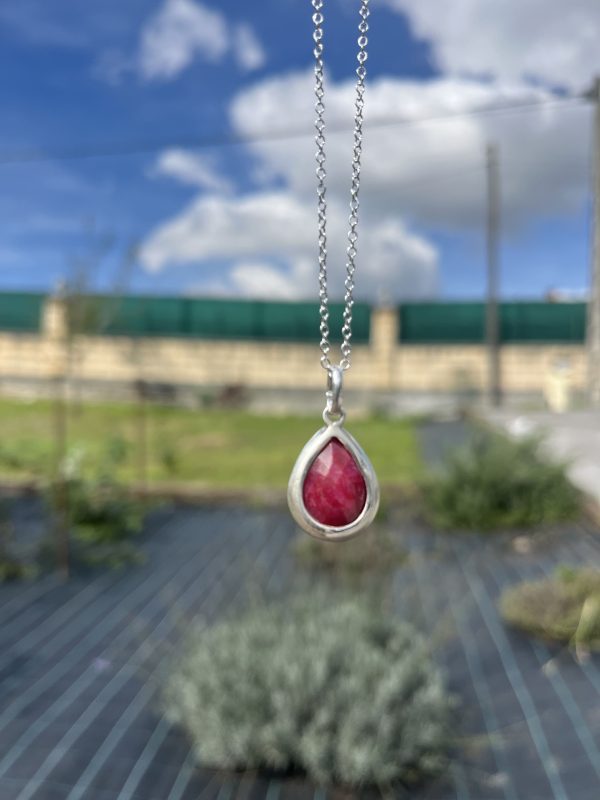 Colgante de Rubí lágrima - Imagen 2