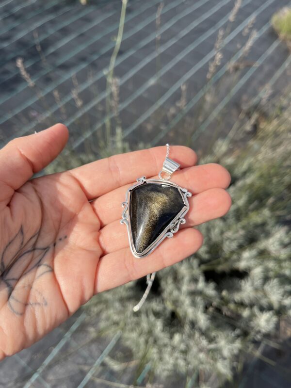 Colgante de Obsidiana dorada - Imagen 2