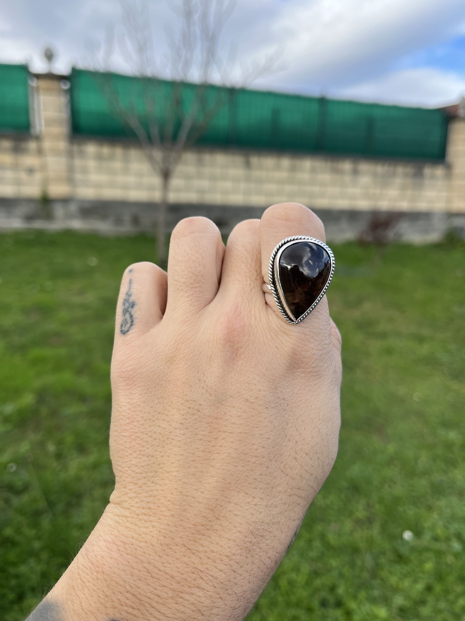 Anillo de Cuarzo ahumado - Imagen 3