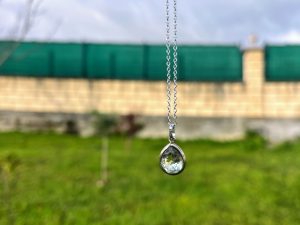 Colgante de Jade facetado