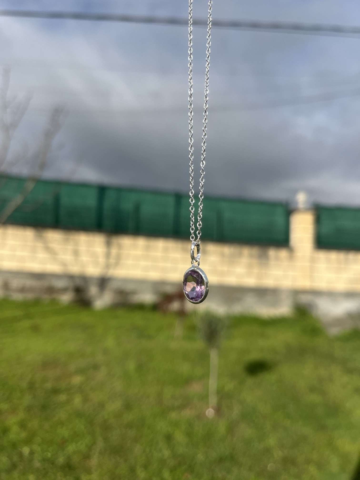Colgante de Amatista facetado - Imagen 2