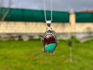 Colgante de Crisoprasa reina