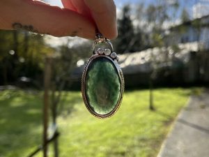 Colgante de Jade de Guatemala naturaleza