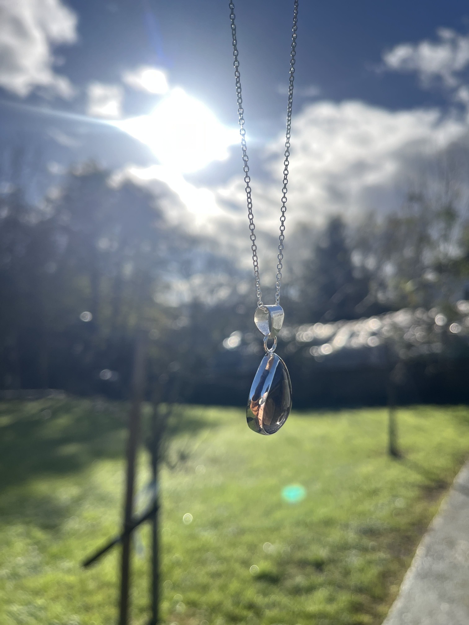 Colgante de Cuarzo ahumado - Imagen 2