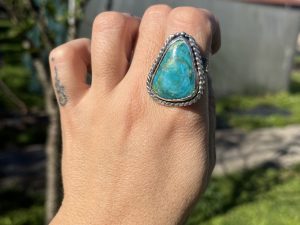 Anillo de Opalina de Perú estrella