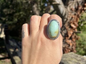 Anillo de Crisoprasa