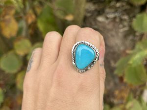 Anillo de Turquesa de Arizona peque