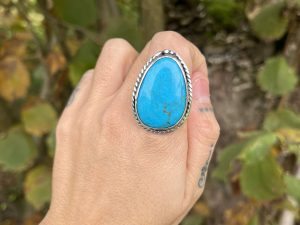 Anillo de Turquesa de Arizona XL