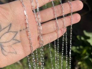 Cadenas de eslabón ancho de 45 cm