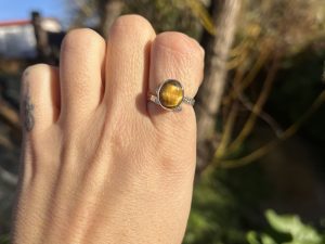 Anillo de Ojo de Tigre