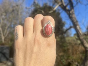 Anillo de Rodocrosita