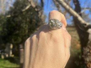 Anillo de Pirita reina