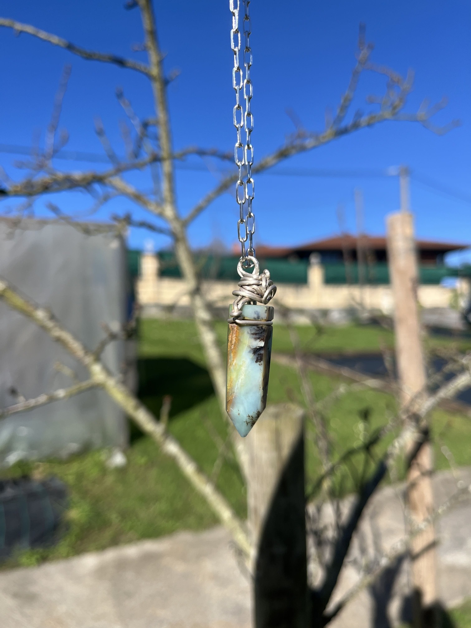 Colgante de Punta de Ópalo Andino - Imagen 4