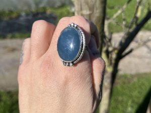 Anillo de Ónix cielo