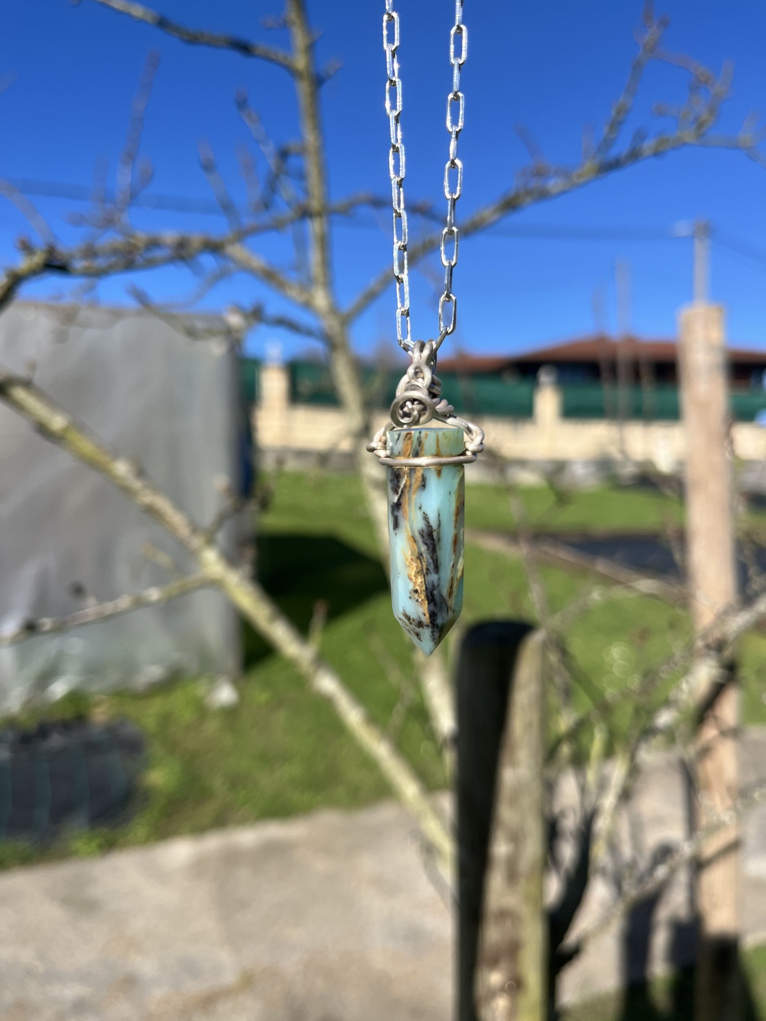 Colgante de Punta de Ópalo Andino - Imagen 2