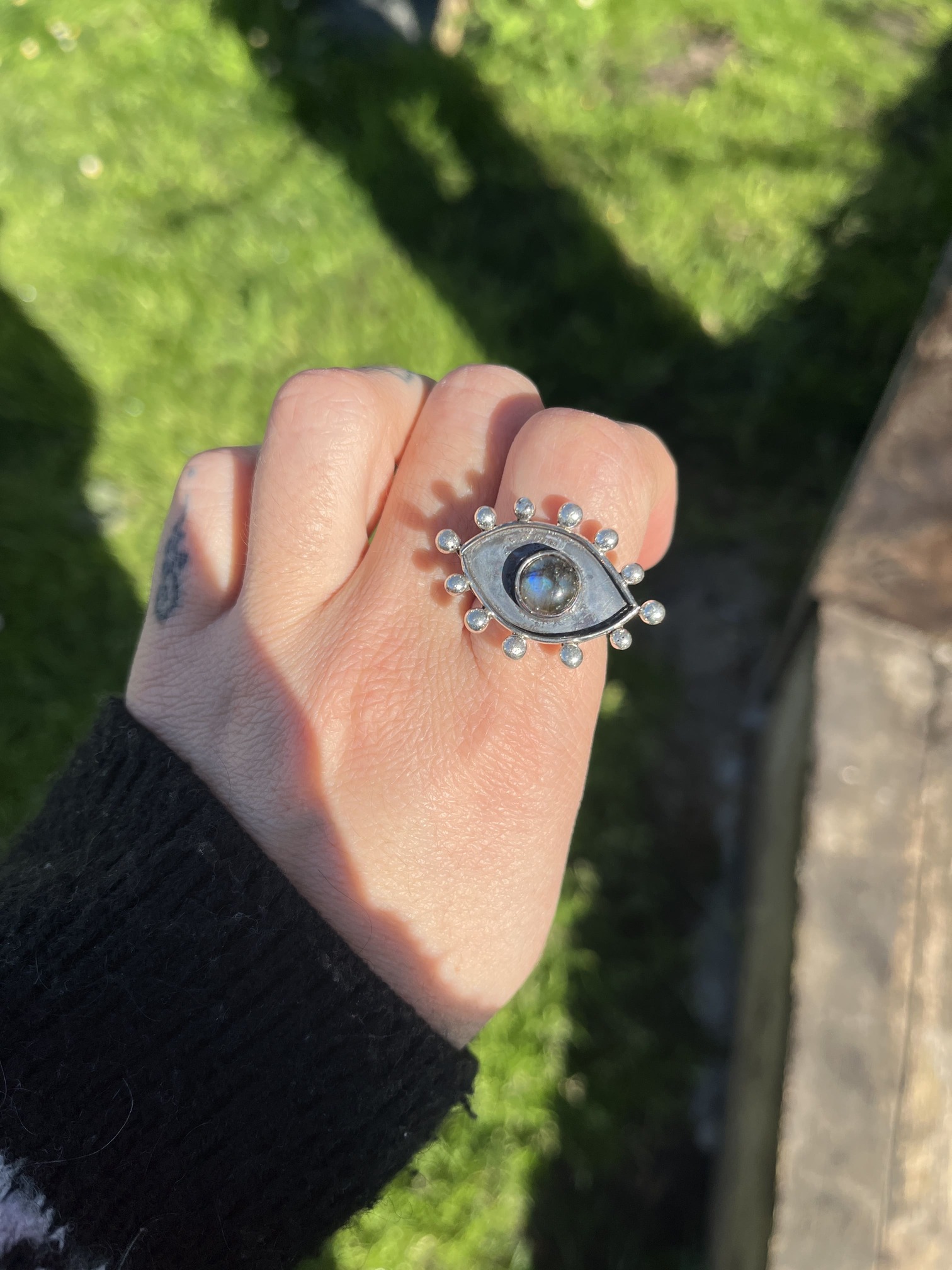 Anillo de Labradorita "Mirada interior"