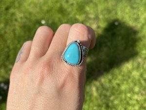 Anillo de Turquesa de Arizona azul