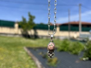 Colgante de Ópalo de fuego mexicano